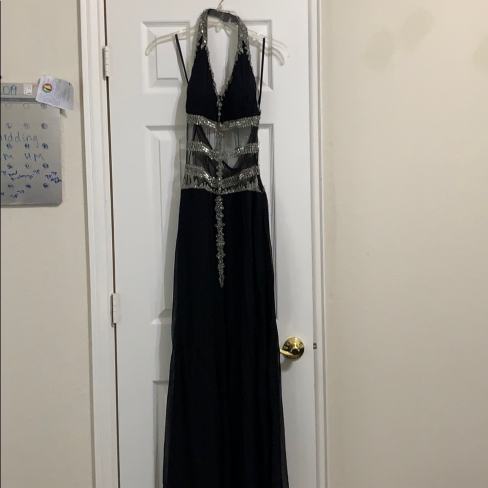 Sexy black dress